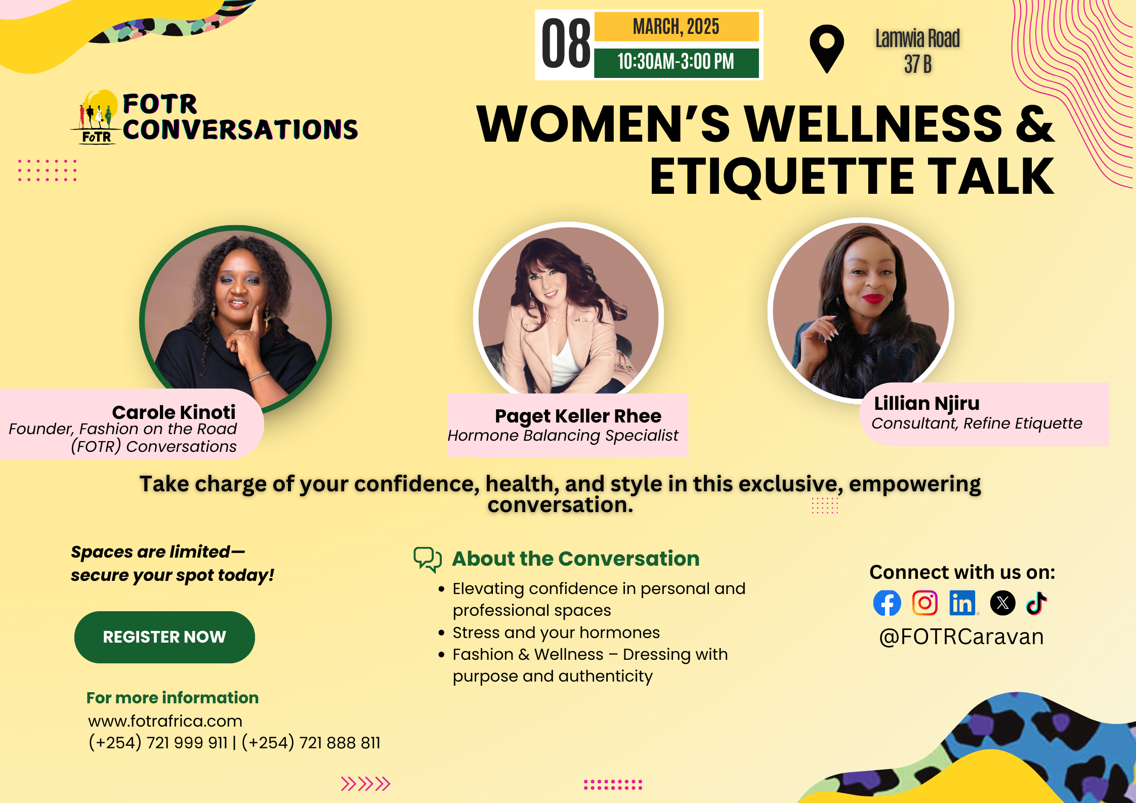 Conversations – Women’s Wellness & Etiquette Talk